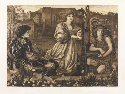 Kärlekens sång (platina) av Frederick Hollyer