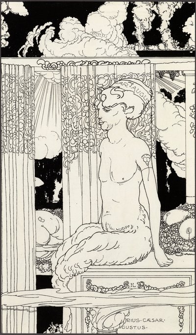 Guldfaunen Tiberius, c.1910 av Frederick Ilbery Lynch