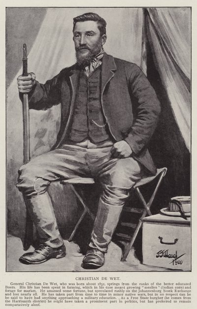 Christian De Wet (litho) av Frederick Judd Waugh