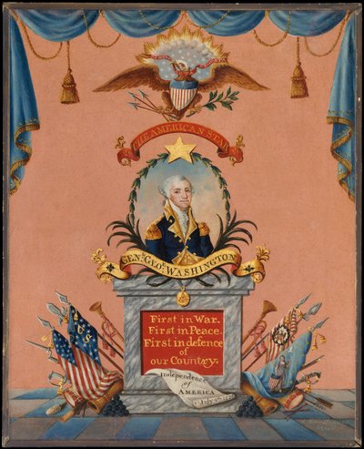 Den amerikanska stjärnan George Washington, ca. 1803. av Frederick Kemmelmeyer