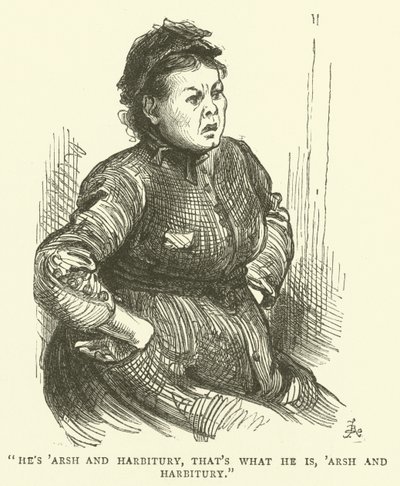 En kvinna som är arg över att ha blivit kallad till ett möte med en skolstyrelsetjänsteman angående hennes misslyckande med att skicka sin son till skolan av Frederick L. Bernard
