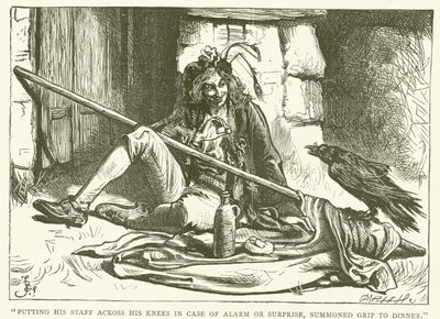 Illustration för Barnaby Rudge av Frederick L. Bernard