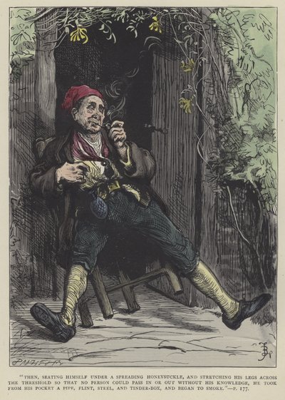 Illustration för Barnaby Rudge av Frederick L. Bernard