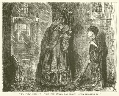 Illustration för Bleak House av Frederick L. Bernard
