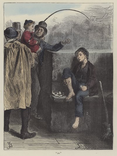 Illustration för Bleak House av Frederick L. Bernard