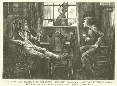 Illustration för Martin Chuzzlewit av Frederick L. Bernard