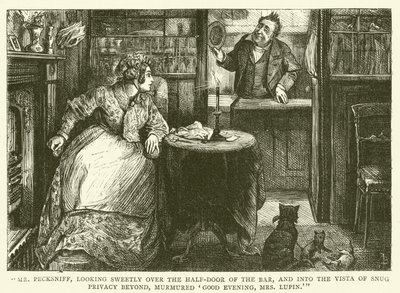 Illustration för Martin Chuzzlewit av Frederick L. Bernard