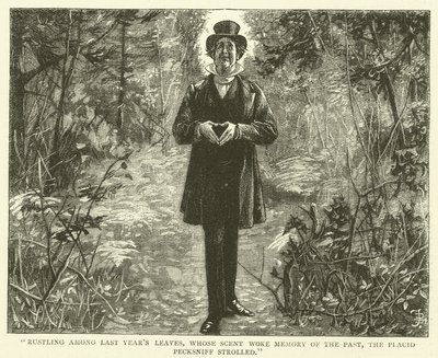 Illustration för Martin Chuzzlewit av Frederick L. Bernard