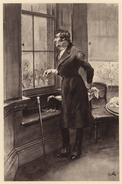 Major Pendennis (litografi) av Frederick L. Bernard