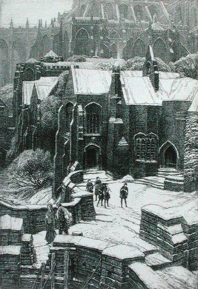 The Almonry, Chipping Campden 1925 (etsning) av Frederick Landseer Maur Griggs