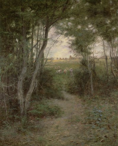 The Bush nära Heidelberg, Melbourne, 1898 av Frederick McCubbin