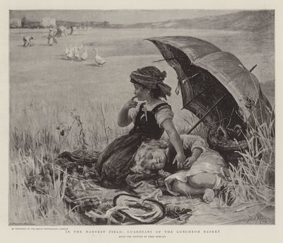 I skördefältet, Guardians of the Luncheon Basket av Frederick Morgan