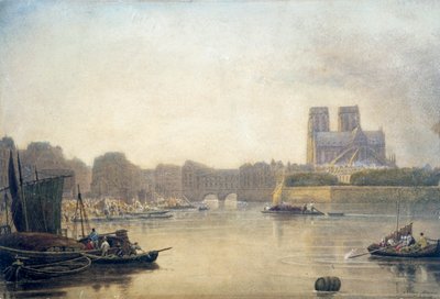 Notre Dame, Paris, 1800-talet av Frederick Nash
