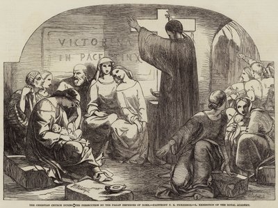 Den kristna kyrkan under förföljelsen av de hedniska kejsarna i Rom av Frederick Richard Pickersgill