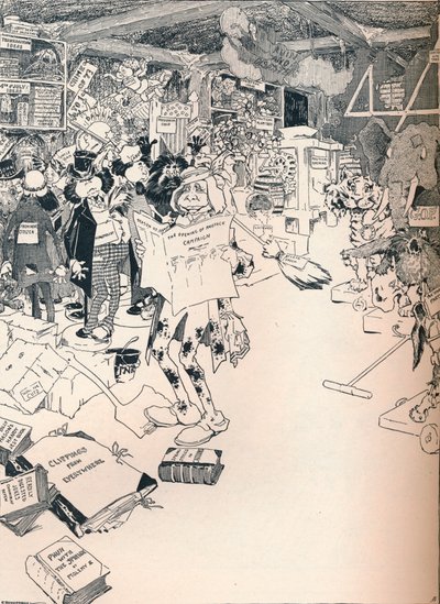 Fastighetsrummet för en smart serietecknare, c1890 av Frederick Richardson