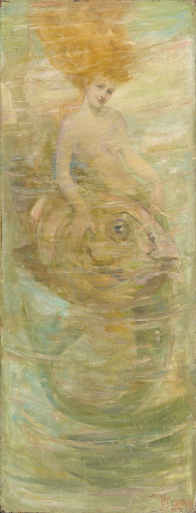 Sjöjungfru, ca 1889 (olja på duk) av Frederick Stuart Church