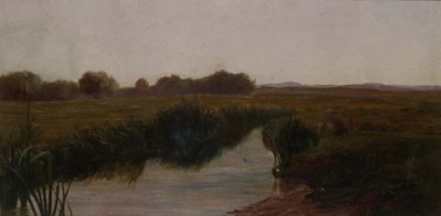 Studie av ett landskap av Frederick Trevelyan Goodall
