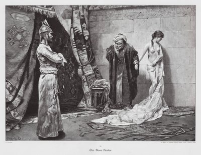 Slavhandlaren (gravyr) av Frederick Vezin