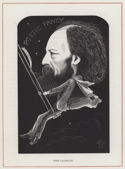 Alfred Tennyson av Frederick Waddy