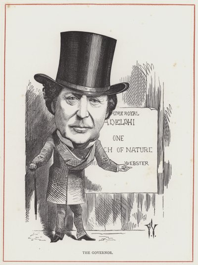 Benjamin Webster, skådespelare av Frederick Waddy