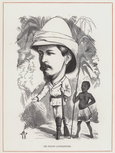 H M Stanley, han hittade Livingstone av Frederick Waddy