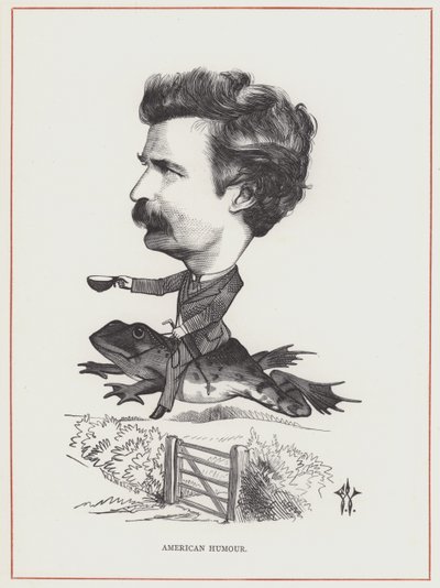 Mark Twain av Frederick Waddy