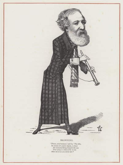 Robert Browning av Frederick Waddy