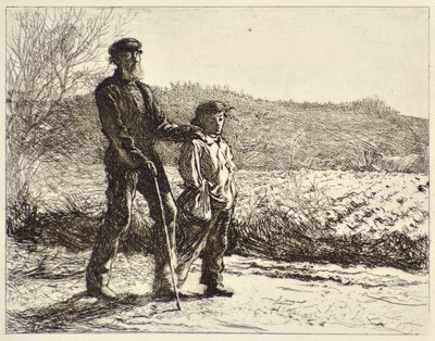 Den blinde mannen av Frederick Walker