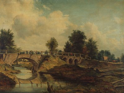 Bron över floden Stour av Frederick Waters Watts