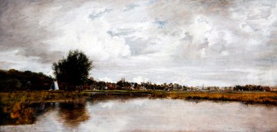 The River Yare vid Thorpe, nära Norwich, ca 1820-21 (olja på duk) av Frederick Waters Watts