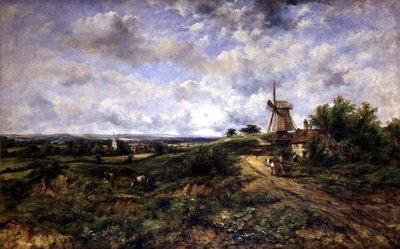 Utsikt över Hampstead Heath av Frederick Waters Watts