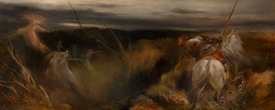 The Haunted Glen, the Intruder (olja på pannå) av Frederick Weekes