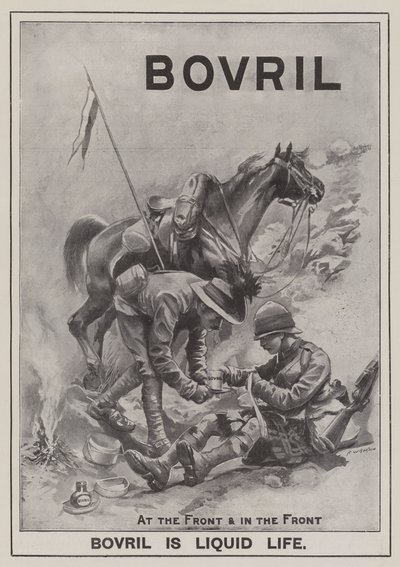 Annons, Bovril (gravyr) av Frederick William Burton