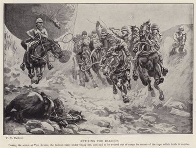 Att ta bort ballongen (litho) av Frederick William Burton