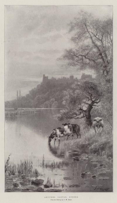 Arundel Castle, Sussex av Frederick William Hayes