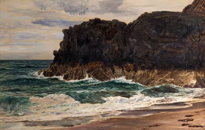 Lighthouse Rock, Llanddwyn, norra Wales av Frederick William Hayes
