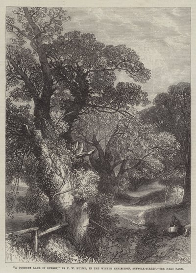 En landsväg i Surrey av Frederick William Hulme