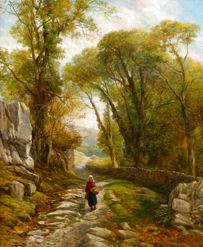 En skogsvandring, 1872 av Frederick William Hulme