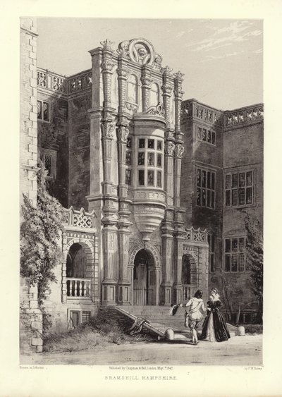 Bramshill, Hampshire (litotint) av Frederick William Hulme