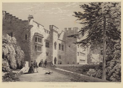 Brougham Hall, Westmoreland (gravyr) av Frederick William Hulme