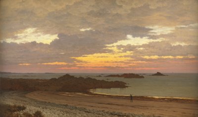 Kväll vid kusten, 1887 av Frederick William Meyer
