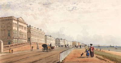Brighton: fronten och kedjepiren sett på avstånd av Frederick William Woledge