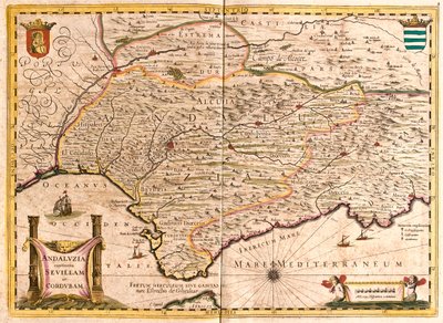 Andalusien, Spanien av Frederick de Wit
