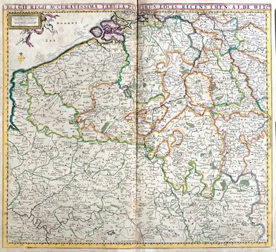 Belgien, Luxemburg, N av Frederick de Wit