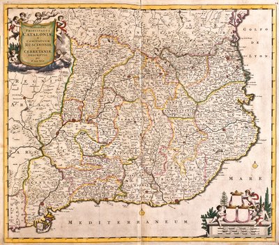 Katalonien, Spanien av Frederick de Wit