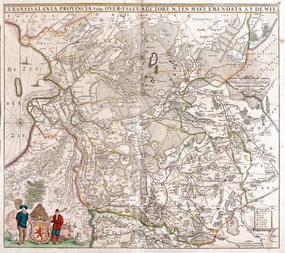 Drenthe, Overijssel, Nederländerna av Frederick de Wit