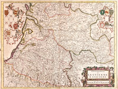 Guyenne, Gascogne, Frankrike av Frederick de Wit