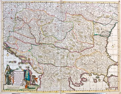 Ungern, Bosnien och Hercegovina, Kroatien, Serbien, Bulgarien, Rumänien, Montenegro, Albanien, Republiken Makedonien, Norra Grekland av Frederick de Wit