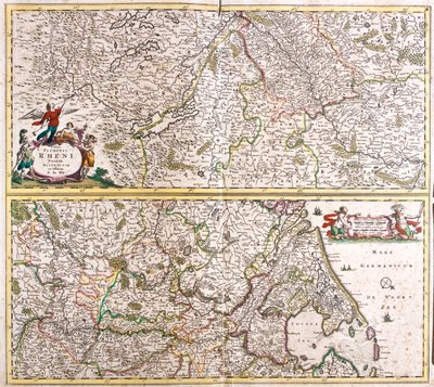 Floden Rhens lopp av Frederick de Wit