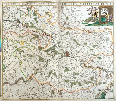 Vallonien, Belgien av Frederick de Wit